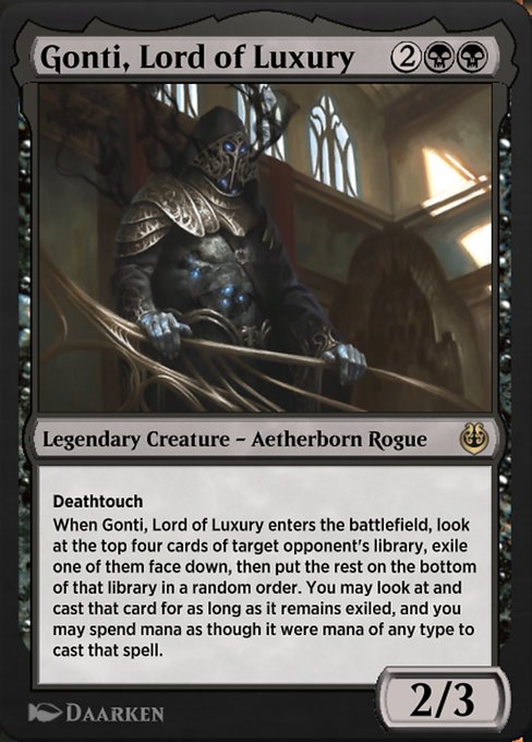 Magic the Gathering Card - Gonti, Lord of Luxury - MTG Circle