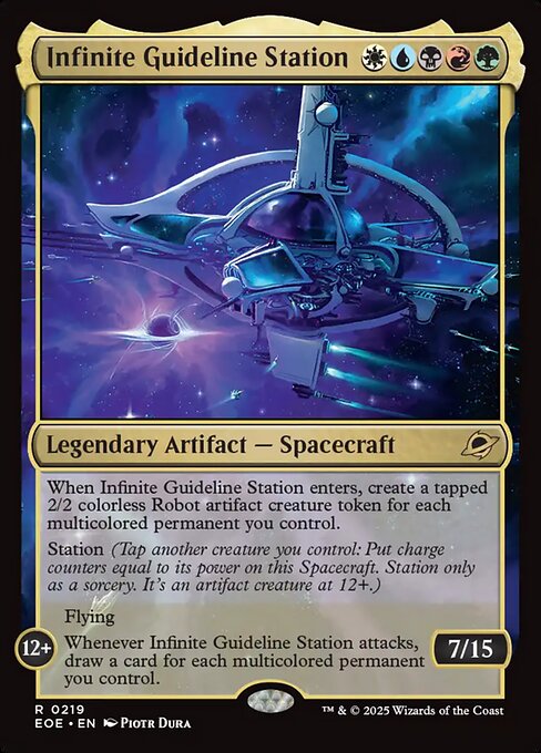 Magic the Gathering Card - Infinite Guideline Station - MTG Circle