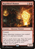 Magic the Gathering Card - Rageblood Shaman - MTG Circle