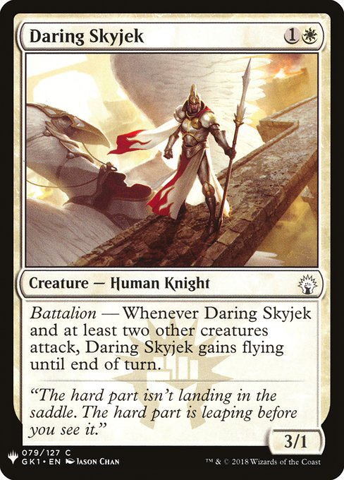 Magic the Gathering Card - Daring Skyjek - MTG Circle