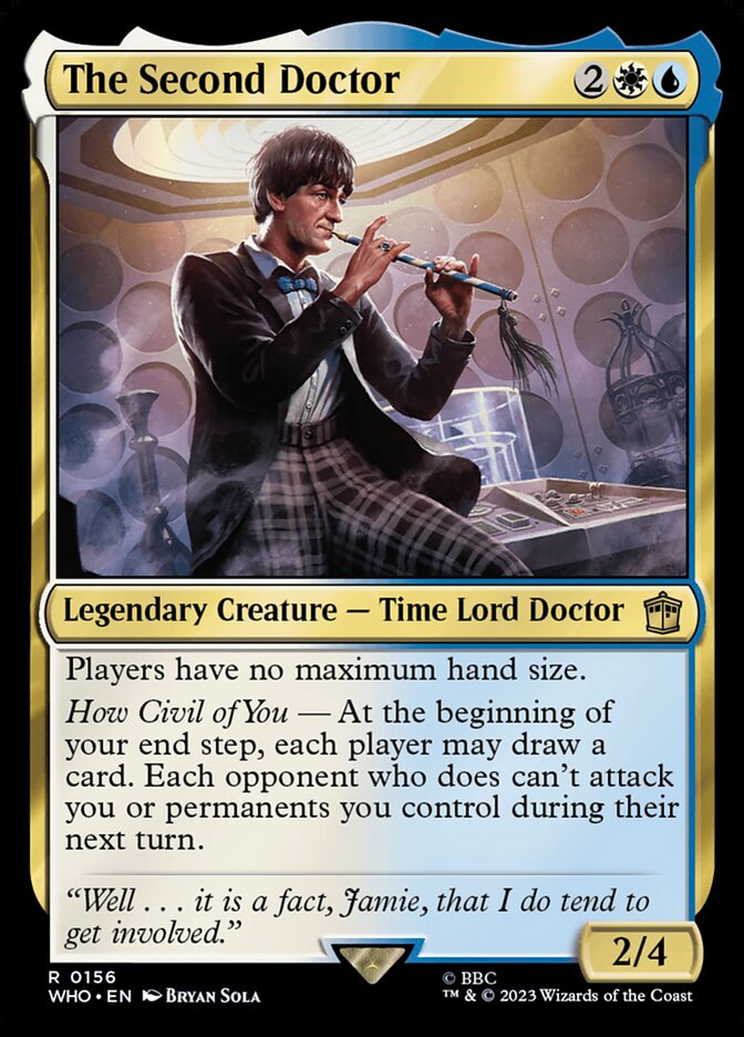Magic the Gathering Card - The Second Doctor - MTG Circle