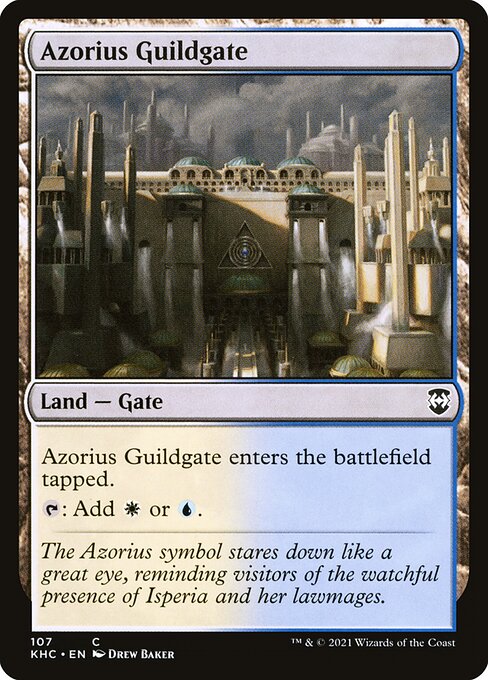 Magic the Gathering Card - Azorius Guildgate - MTG Circle