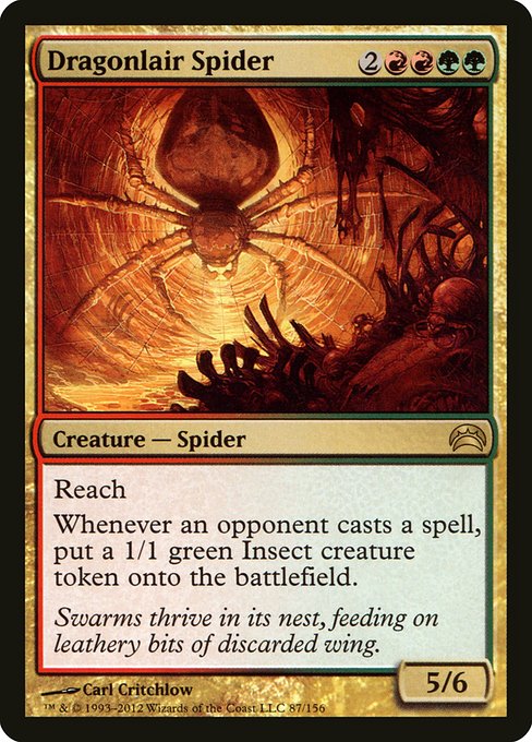 Magic the Gathering Card - Dragonlair Spider - MTG Circle