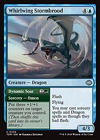 Magic the Gathering Card - Whirlwing Stormbrood // Dynamic Soar - MTG Circle