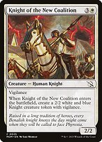 Magic the Gathering Card - Knight of the New Coalition - MTG Circle