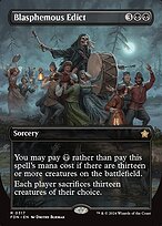 Magic the Gathering Card - Blasphemous Edict - MTG Circle