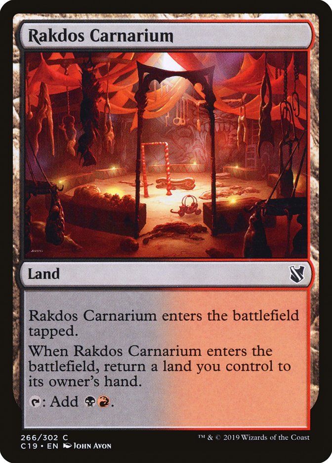 Magic the Gathering Card - Rakdos Carnarium - MTG Circle