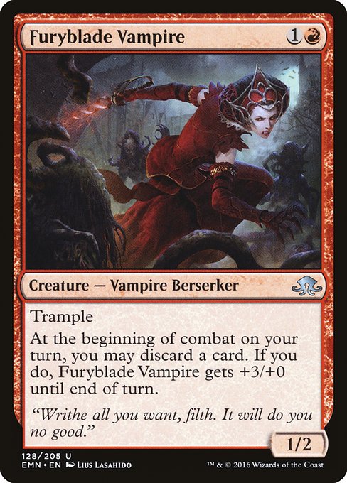 Magic the Gathering Card - Furyblade Vampire - MTG Circle