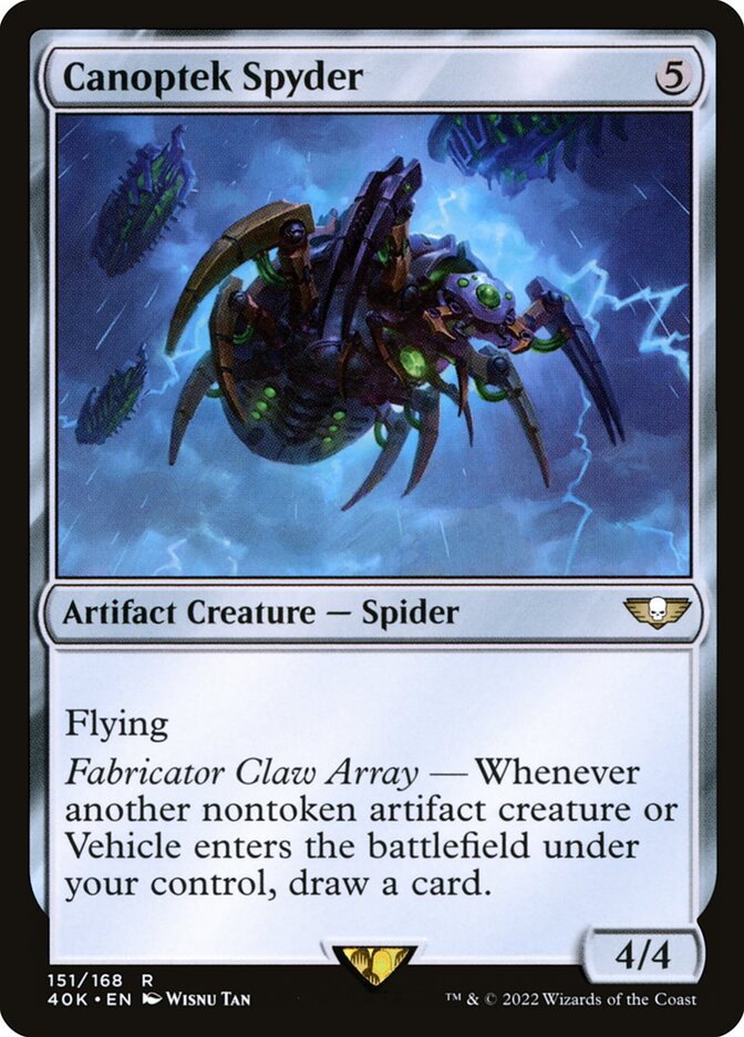 Magic the Gathering Card - Canoptek Spyder - MTG Circle
