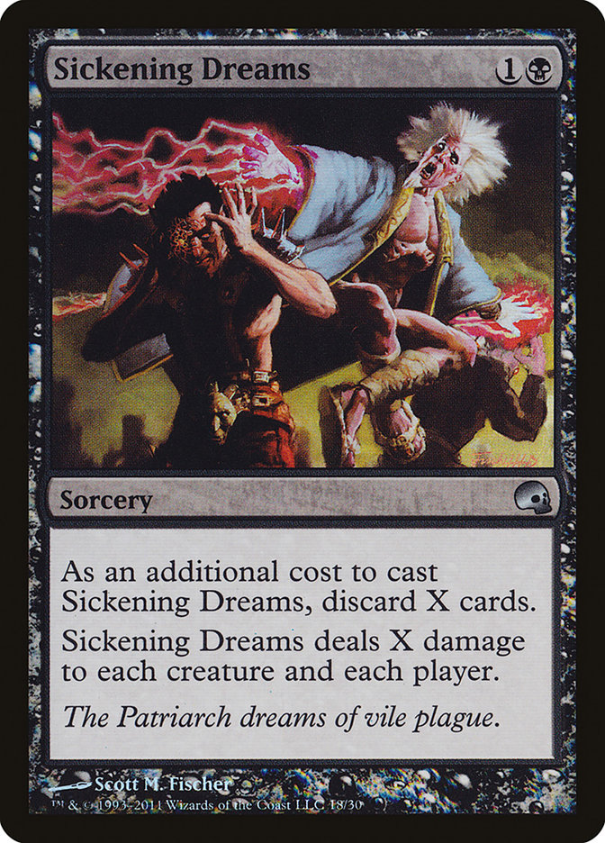 Magic the Gathering Card - Sickening Dreams - MTG Circle