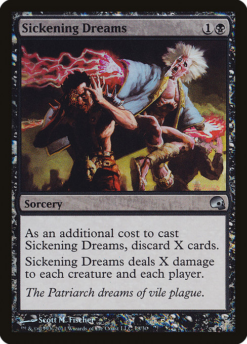Magic the Gathering Card - Sickening Dreams - MTG Circle
