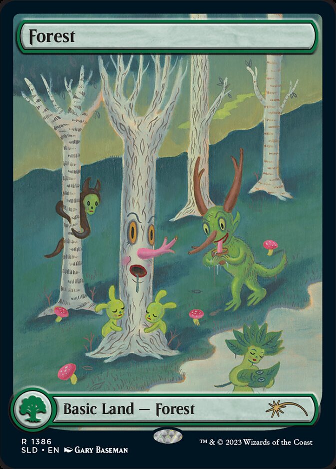 Magic the Gathering Card - Forest - MTG Circle