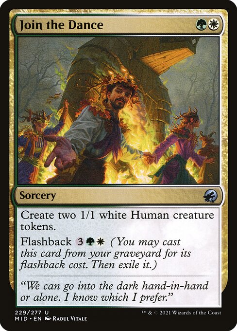 Magic the Gathering Card - Join the Dance - MTG Circle