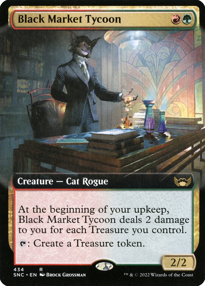 Magic the Gathering Card - Black Market Tycoon - MTG Circle