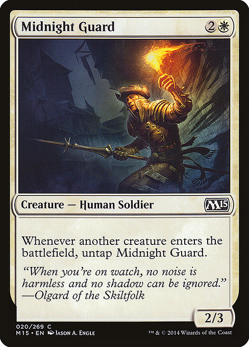 Magic the Gathering Card - Midnight Guard - MTG Circle