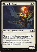 Magic the Gathering Card - Midnight Guard - MTG Circle