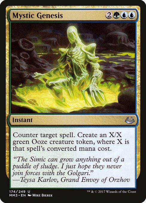 Magic the Gathering Card - Mystic Genesis - MTG Circle