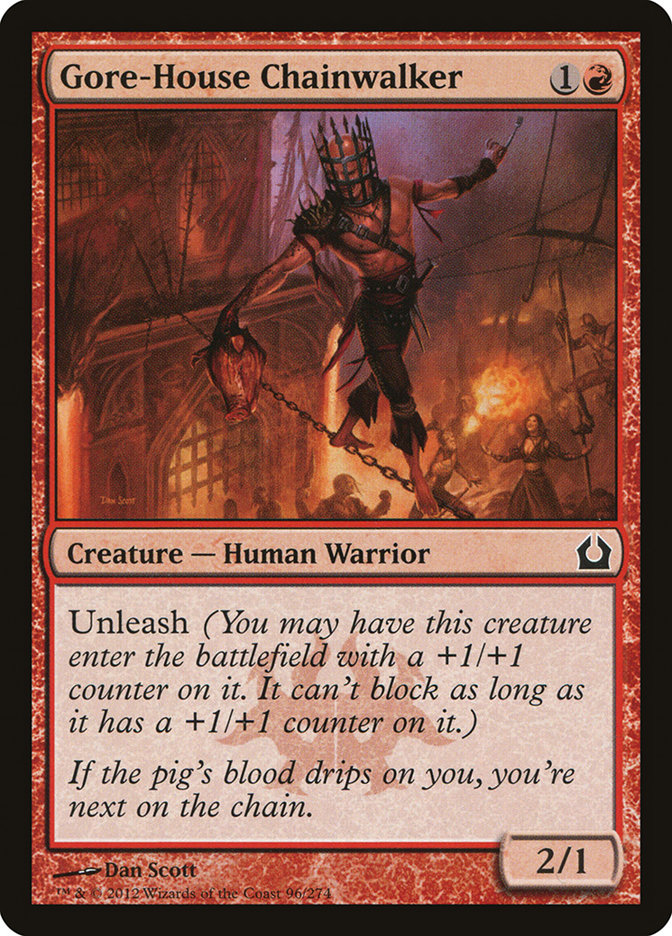 Magic the Gathering Card - Gore-House Chainwalker - MTG Circle
