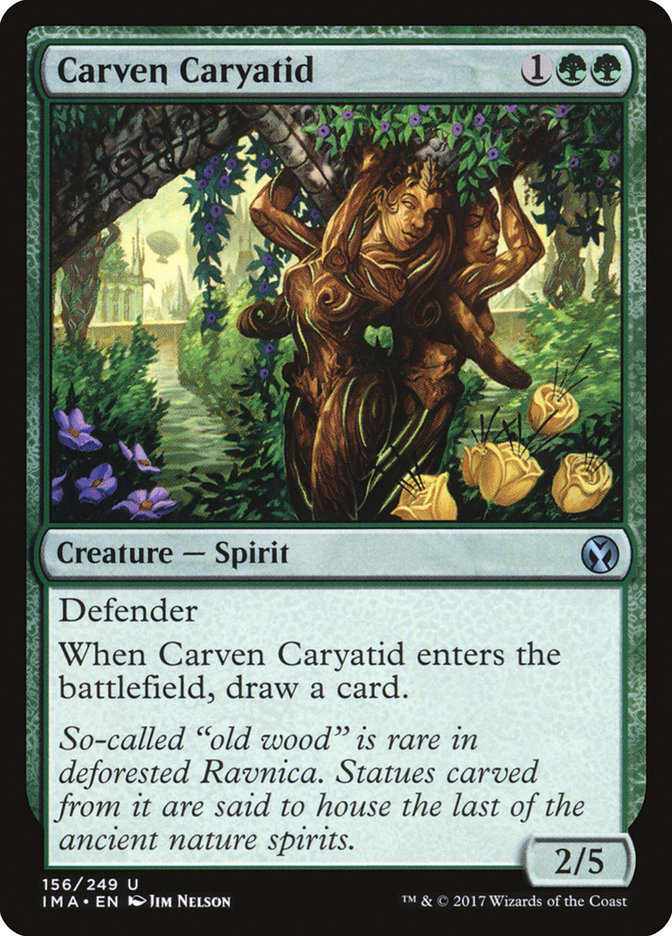 Magic the Gathering Card - Carven Caryatid - MTG Circle