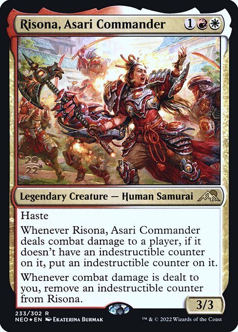 Magic the Gathering Card - Risona, Asari Commander - MTG Circle