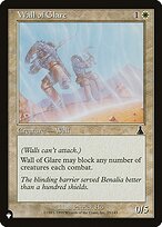 Magic the Gathering Card - Wall of Glare - MTG Circle
