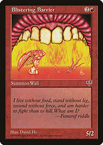 Magic the Gathering Card - Blistering Barrier - MTG Circle