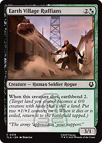 Magic the Gathering Card - Earth Village Ruffians - MTG Circle