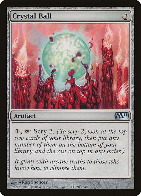 Magic the Gathering Card - Crystal Ball - MTG Circle