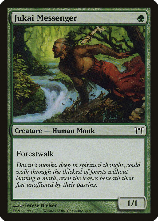 Magic the Gathering Card - Jukai Messenger - MTG Circle