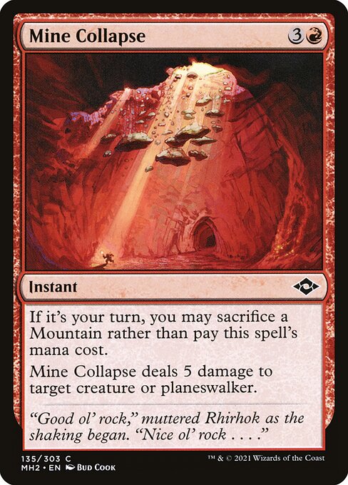 Magic the Gathering Card - Mine Collapse - MTG Circle
