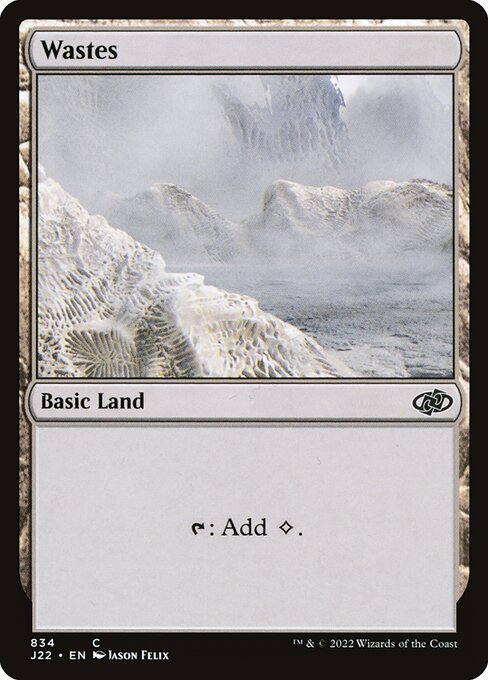 Magic the Gathering Card - Wastes - MTG Circle