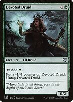 Magic the Gathering Card - Devoted Druid - MTG Circle