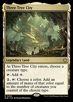 Magic the Gathering Card - Three Tree City - MTG Circle