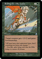 Magic the Gathering Card - Riding the Dilu Horse - MTG Circle