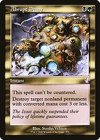 Magic the Gathering Card - Abrupt Decay - MTG Circle