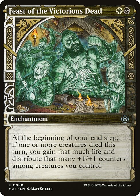 Magic the Gathering Card - Feast of the Victorious Dead - MTG Circle