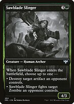 Magic the Gathering Card - Sawblade Slinger - MTG Circle