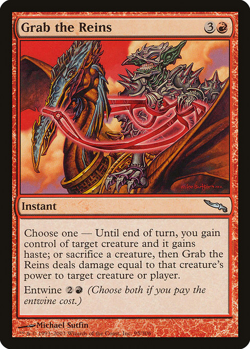 Magic the Gathering Card - Grab the Reins - MTG Circle