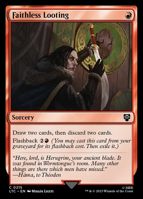 Magic the Gathering Card - Faithless Looting - MTG Circle