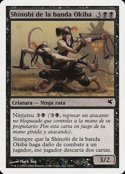 Magic the Gathering Card - Okiba-Gang Shinobi - MTG Circle