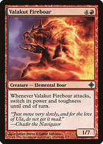 Magic the Gathering Card - Valakut Fireboar - MTG Circle