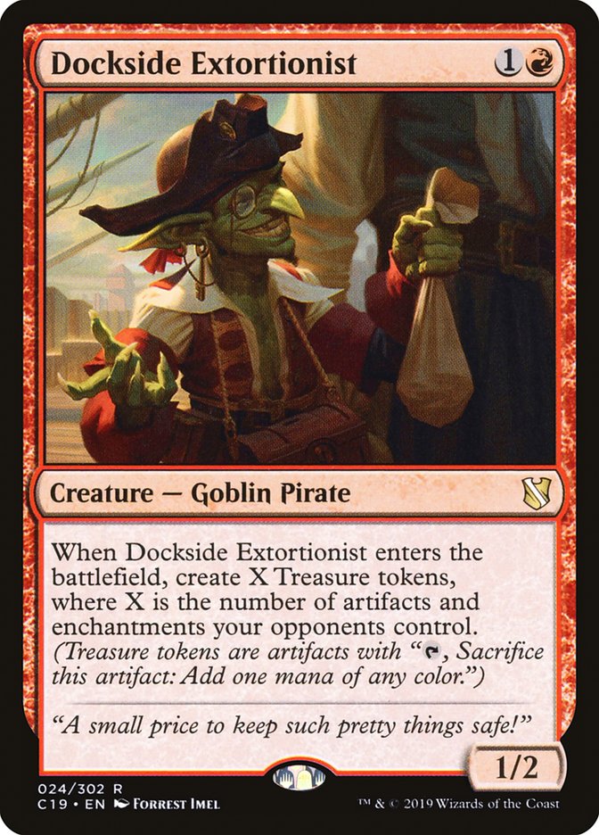 Magic the Gathering Card - Dockside Extortionist - MTG Circle