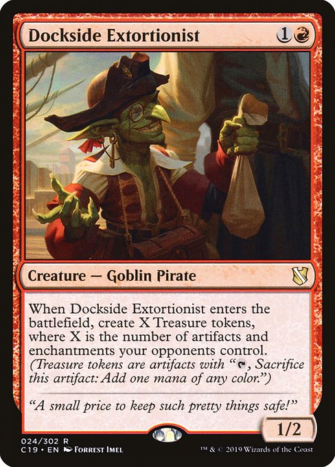 Magic the Gathering Card - Dockside Extortionist - MTG Circle