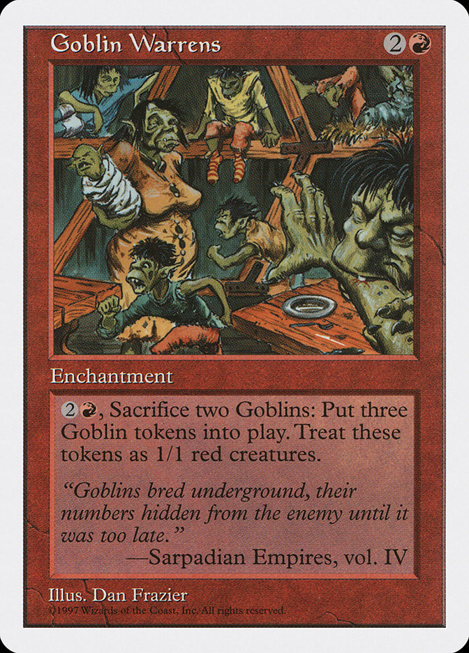 Magic the Gathering Card - Goblin Warrens - MTG Circle
