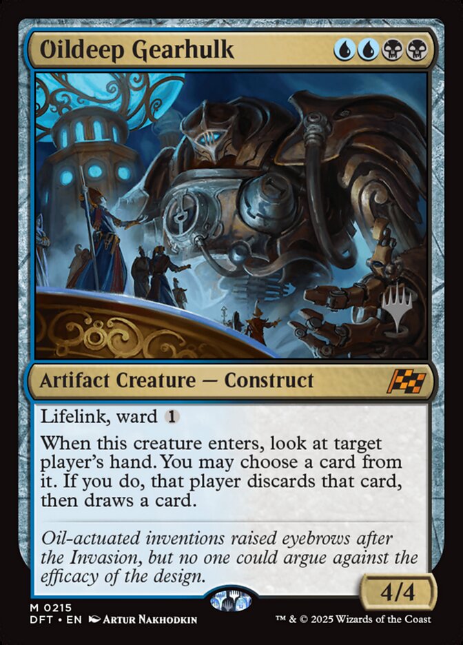 Magic the Gathering Card - Oildeep Gearhulk - MTG Circle