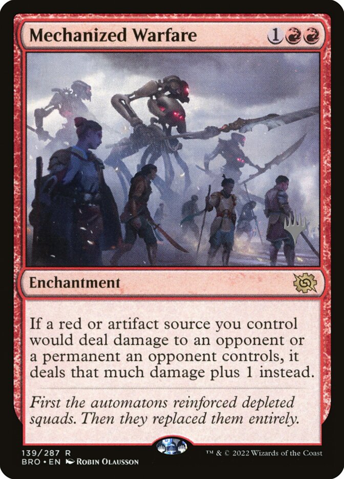 Magic the Gathering Card - Mechanized Warfare - MTG Circle