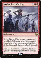 Magic the Gathering Card - Mechanized Warfare - MTG Circle