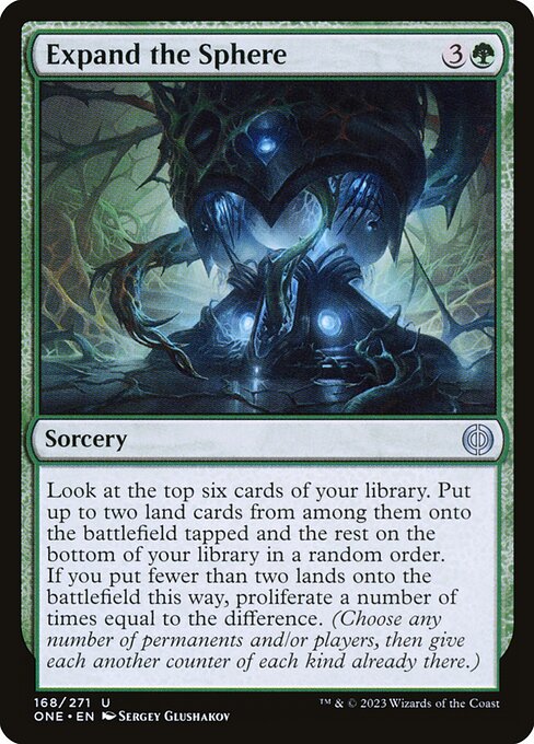 Magic the Gathering Card - Expand the Sphere - MTG Circle