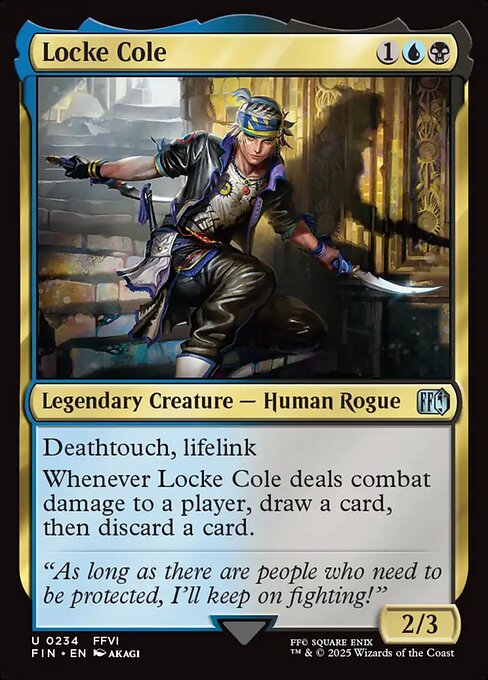 Magic the Gathering Card - Locke Cole - MTG Circle