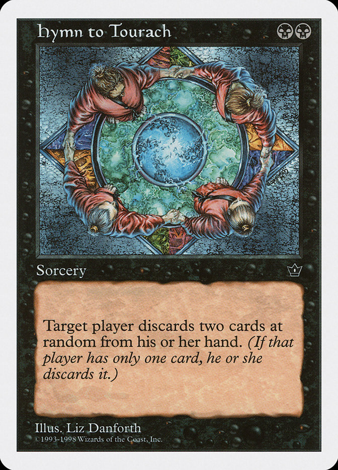 Magic the Gathering Card - Hymn to Tourach - MTG Circle
